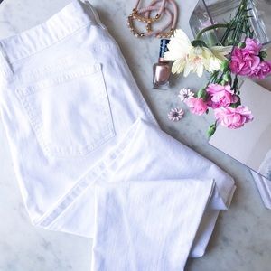 Eileen Fisher System Skinny Ankle Jeans in White